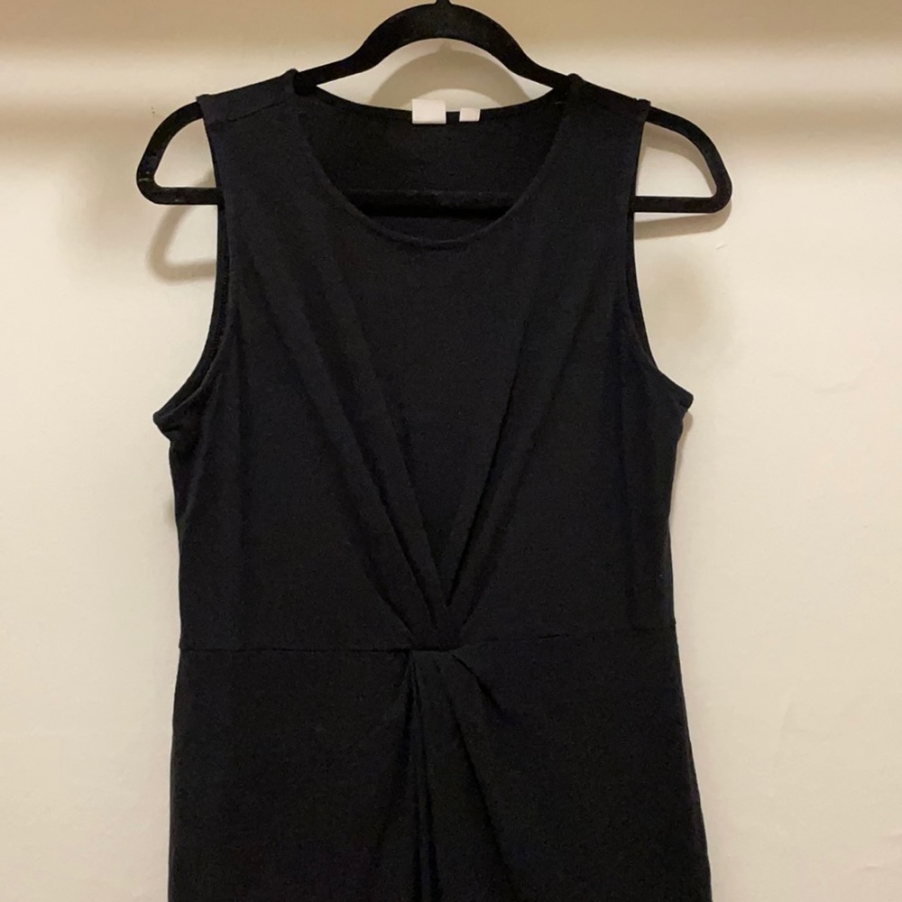 Gap Black Tank Dress with Twist